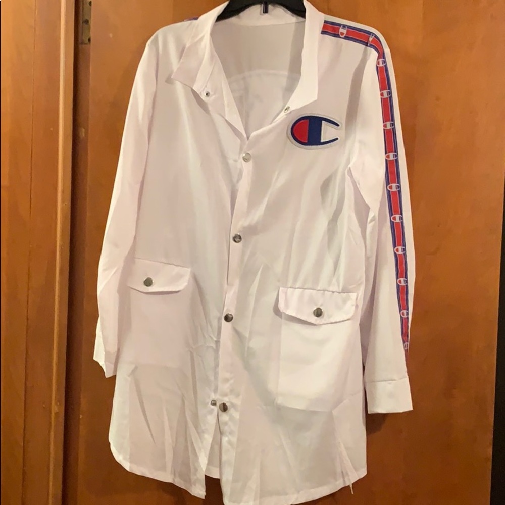 champion cinched waist light jacket